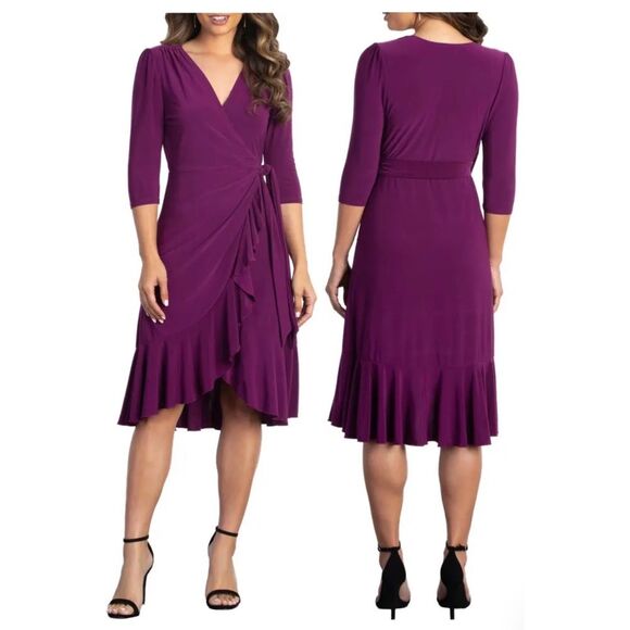 Kiyonna Dresses & Skirts - KIYONNA Whimsy Wrap Dress ❤️IN STORES❤️